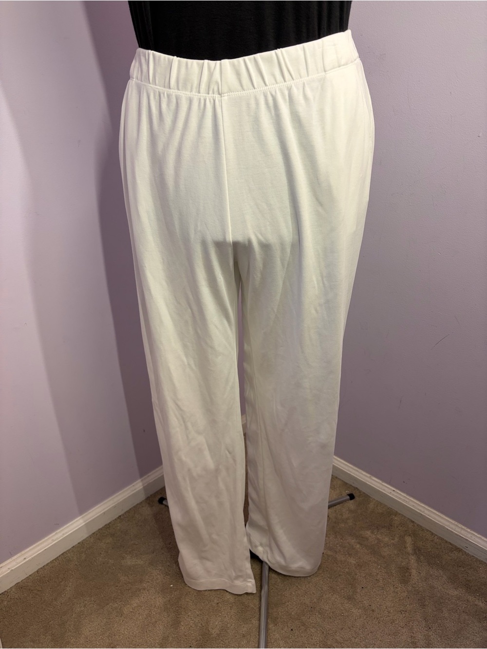 Lands End Sport Knit High Rise Stretch Pant, Size Medium